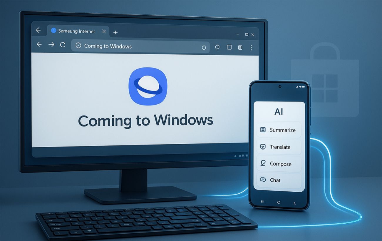 Samsung представила свій браузер для Windows, який може стати конкурентом Chrome
