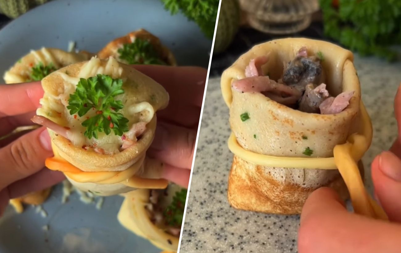 Смачна закуска з млинців на будь-яке свято: гості будуть в захваті