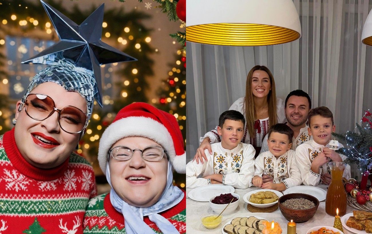 Як Притула, Сердючка та інші зірки святкують Різдво і що бажають українцям (фото)