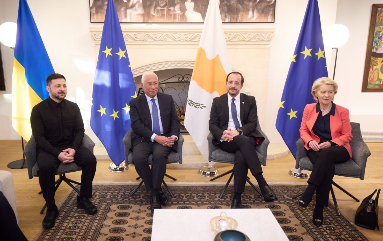 Посилення бойової авіації та мирні переговори: Зеленський зустрівся з лідерами ЄС на Кіпрі