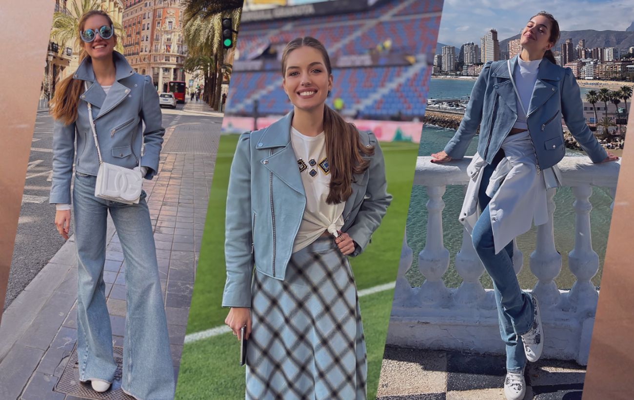 Одна річ - десятки образів: колишня Комарова показала трендову "шкірянку" на весну