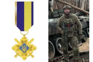 Ольгопільчанина Дмитра Жукова нагороджено «Хрестом бойових заслуг»